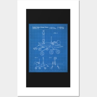 Nasa Mars Rover Patent - Mars Exploration Rover Art - Blueprint Posters and Art